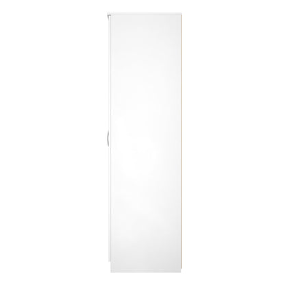 Avon Tall Wardrobe White 2 Doors 182cm