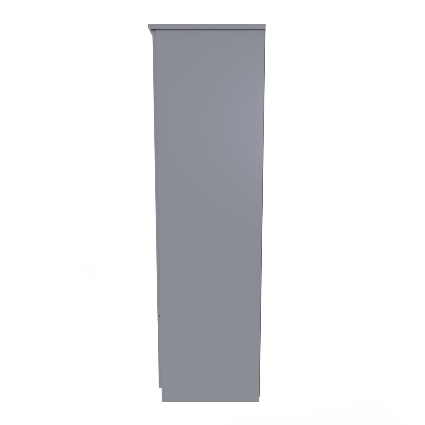 Avon Tall Wardrobe Grey 2 Doors 2 Drawers 182cm