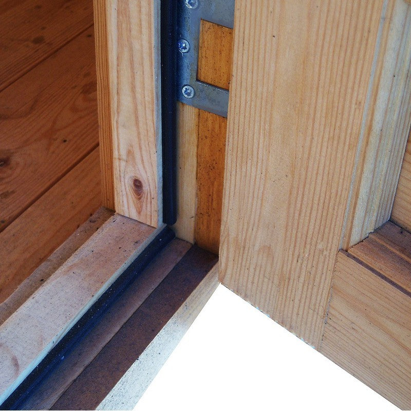 Shire Shire Abbeyford 13' 8" x 9' 9" Apex Log Cabin - Premium 44mm Cladding Tongue & Groove