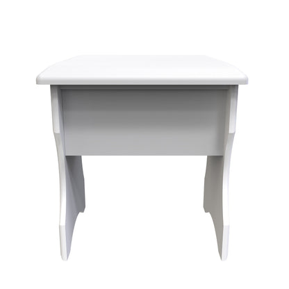 Balmoral Dressing Stool White 50cm