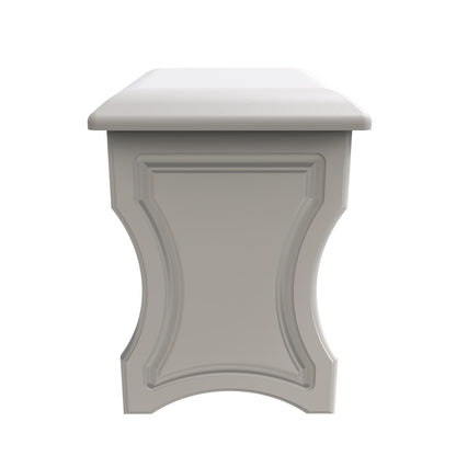 Balmoral Dressing Stool White 50cm