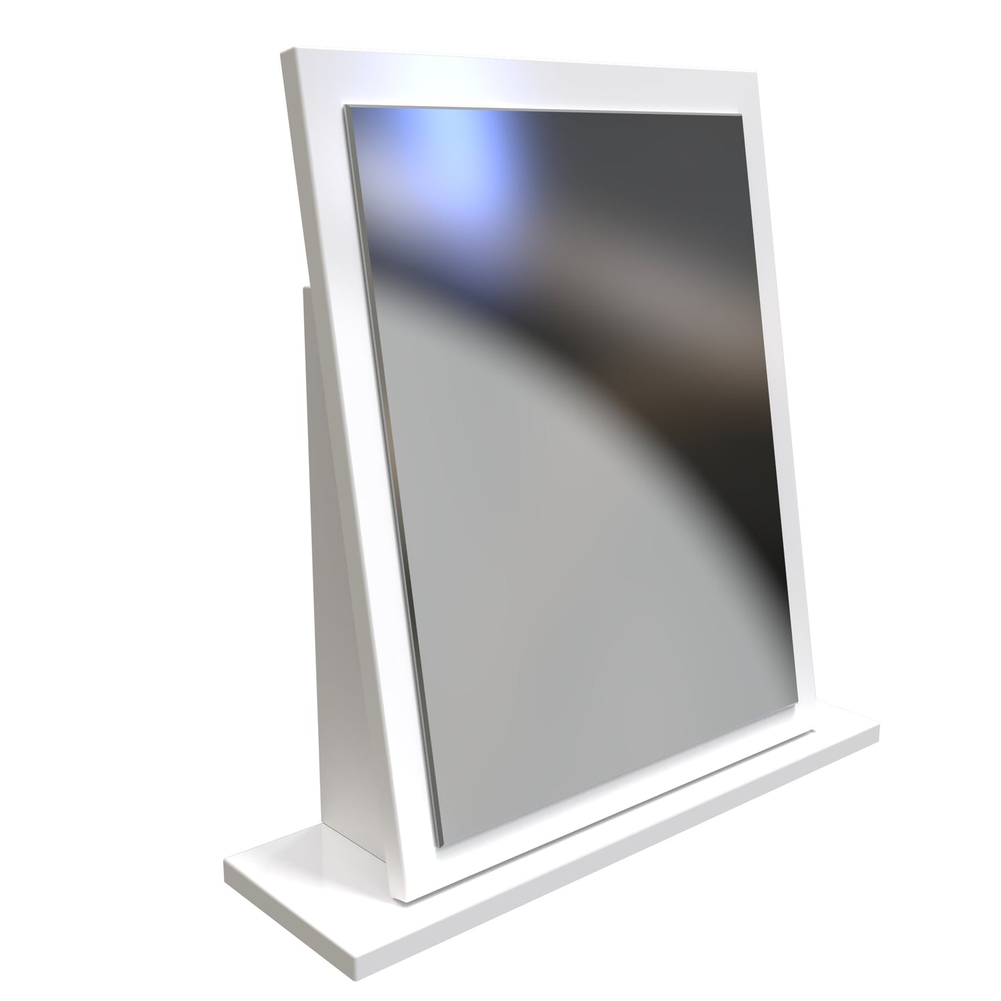 Balmoral Mirror  White 50cm