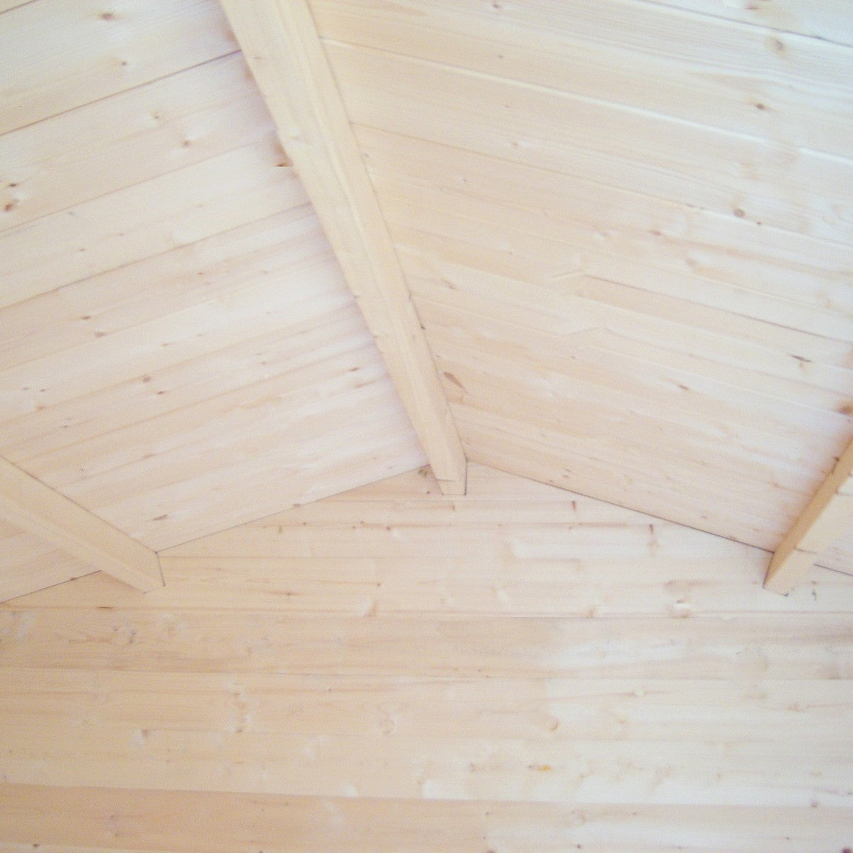Shire Barnsdale 9' 9" x 9' 9" Apex Log Cabin - Premium 19mm Cladding Log Clad