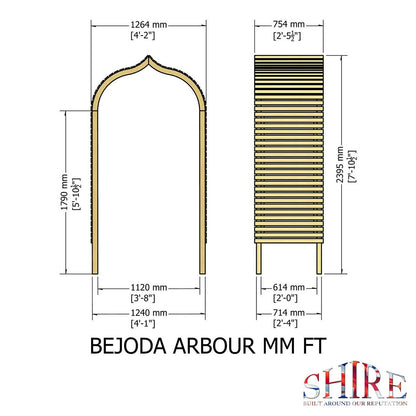 Bejoda Garden Arch by Shire
