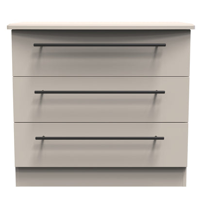 Beverley Chest of Drawers Off-White 3 Drawers 77cm
