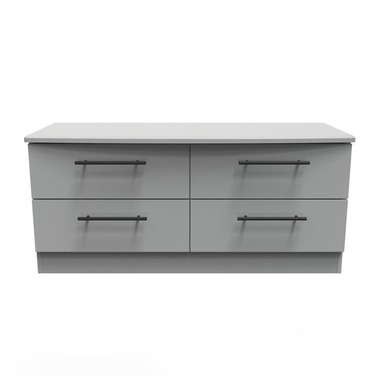 Beverley Large Chest of Drawers Grey 4 Drawers 112cm
