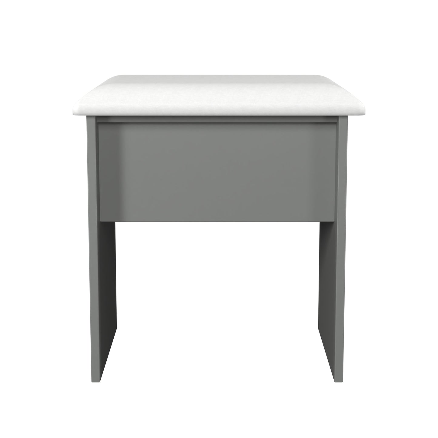 Beverley Dressing Stool Grey 50cm