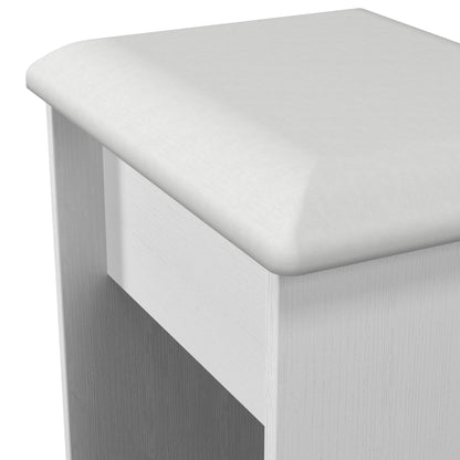Beverley Dressing Stool White 50cm