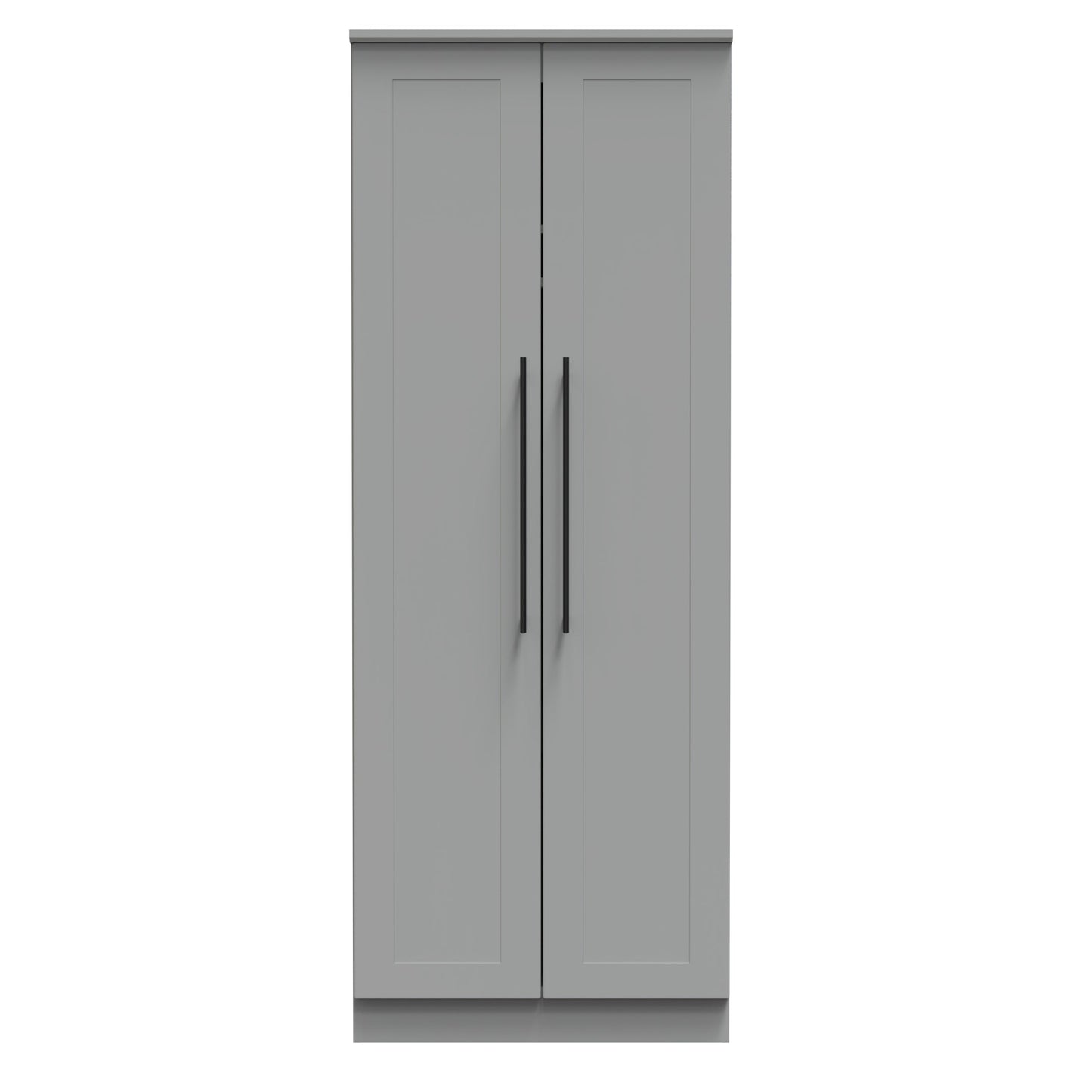 Beverley Tall Wardrobe Grey 2 Doors 196cm