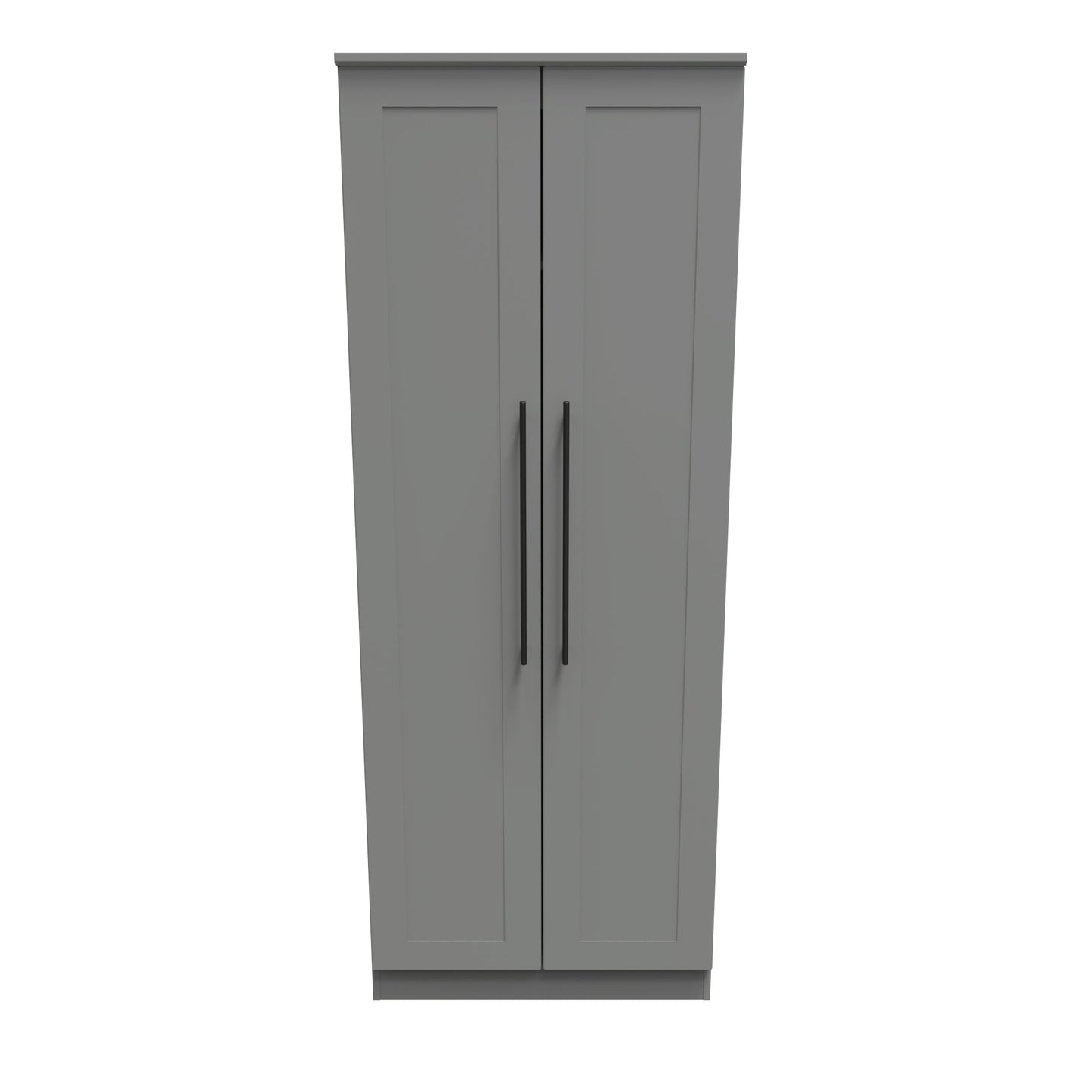 Beverley Tall Wardrobe Grey 2 Doors 196cm