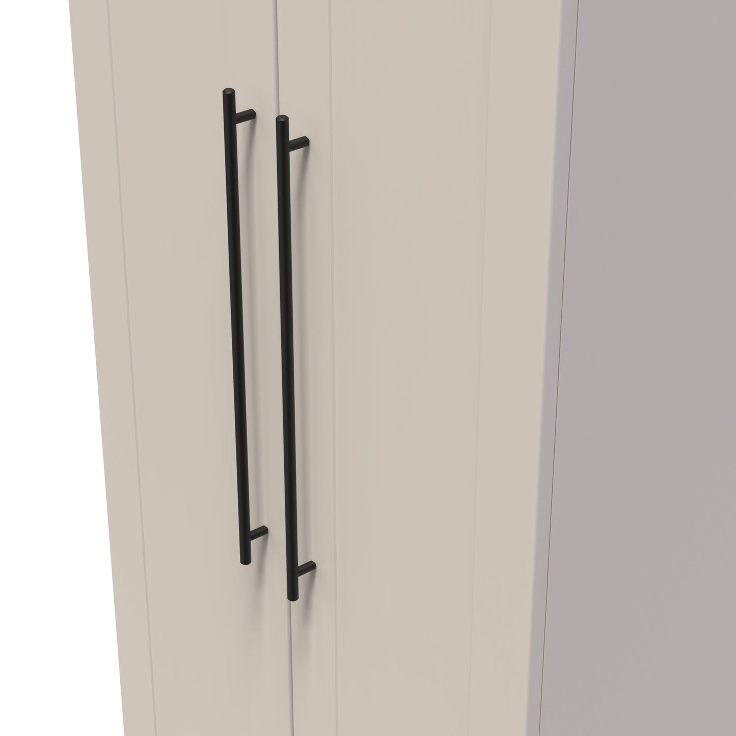 Beverley Tall Wardrobe Off-White 2 Doors 196cm
