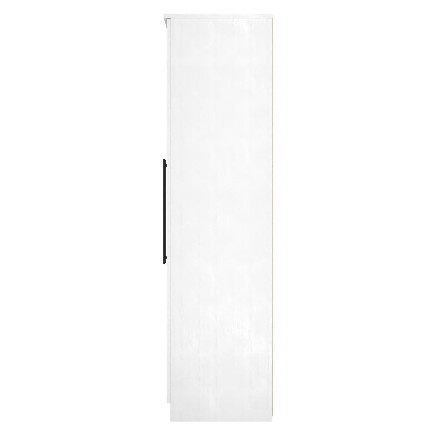 Beverley Tall Wardrobe White 2 Doors 196cm