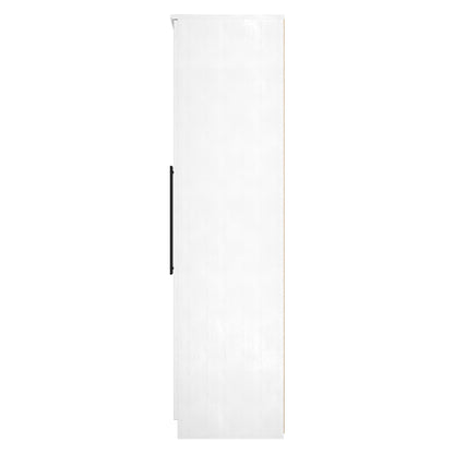 Beverley Tall Wardrobe White 2 Doors 196cm