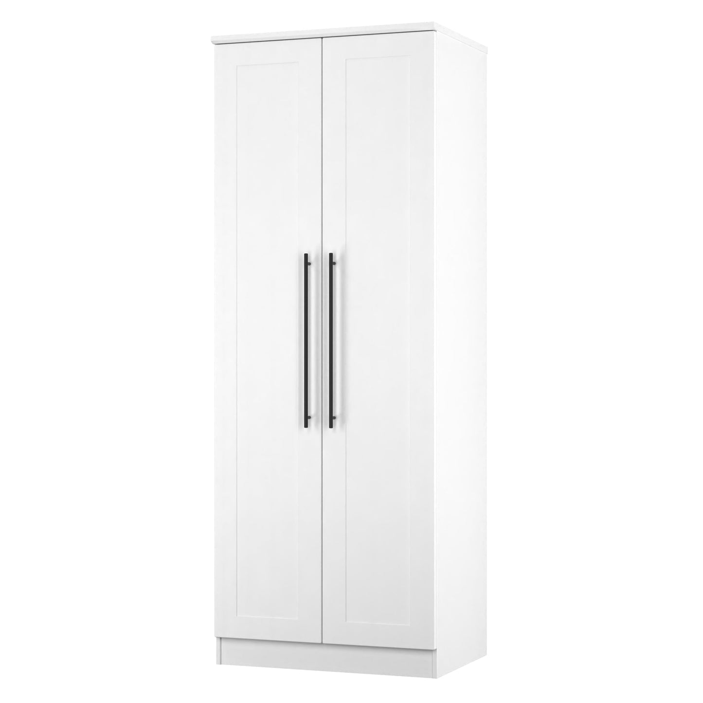 Beverley Tall Wardrobe White 2 Doors 196cm