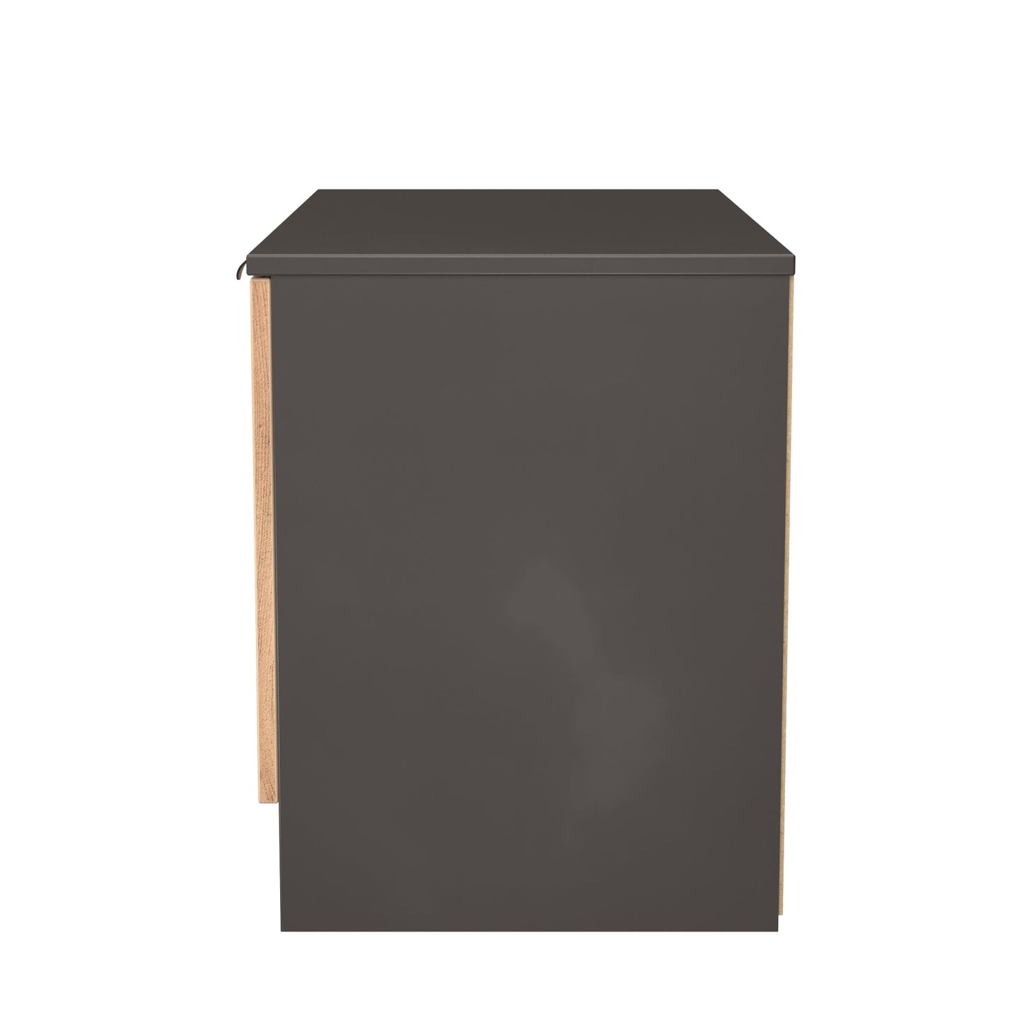 Bora Sideboard Gold & Dark Grey 2 Doors 74cm