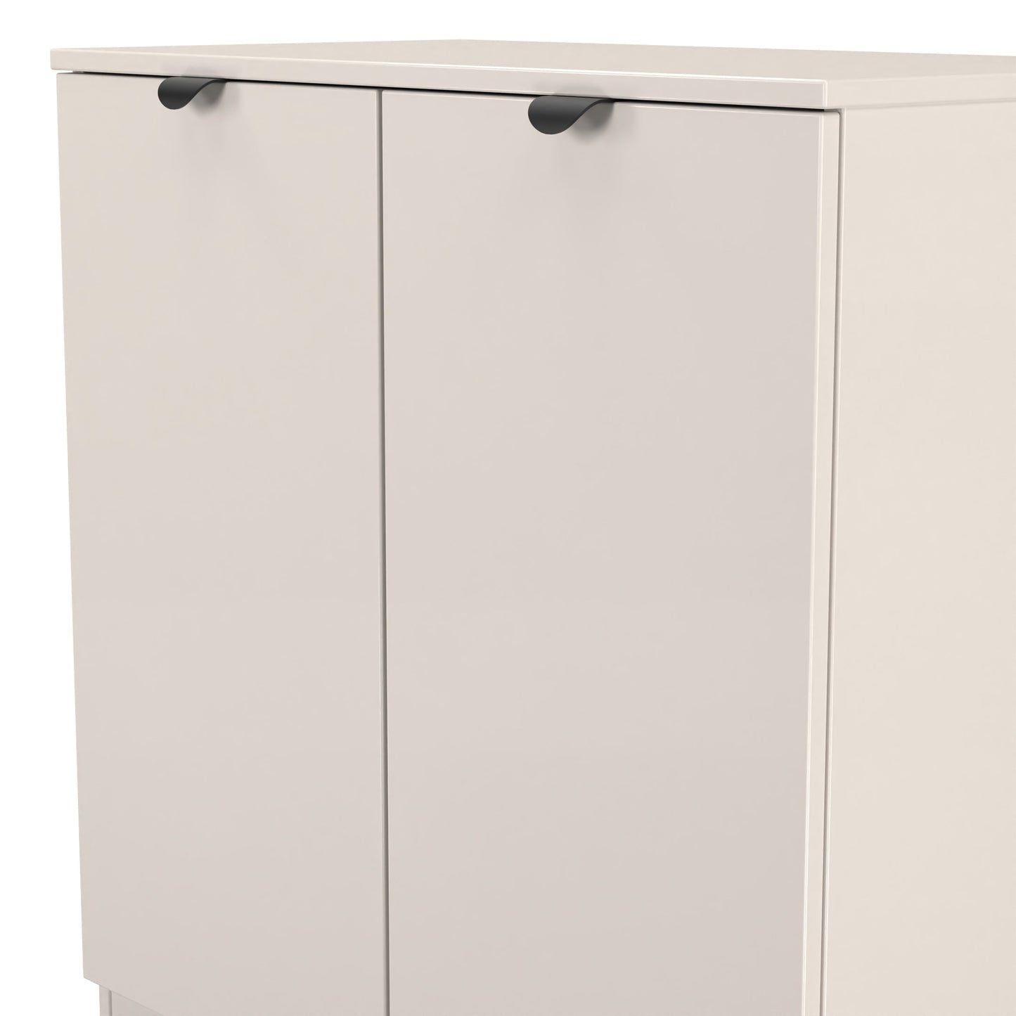 Bora Cabinet Off-White 2 Doors 1 Shelf 79cm