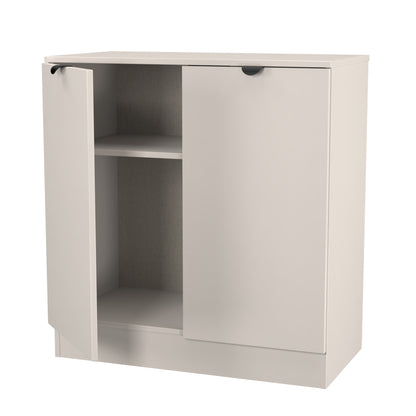 Bora Cabinet Off-White 2 Doors 1 Shelf 79cm