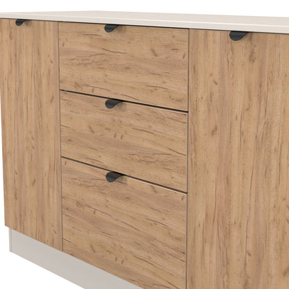 Bora Large Sideboard Not Applicable 2 Doors 2 Shelves 3 Drawers 126cm