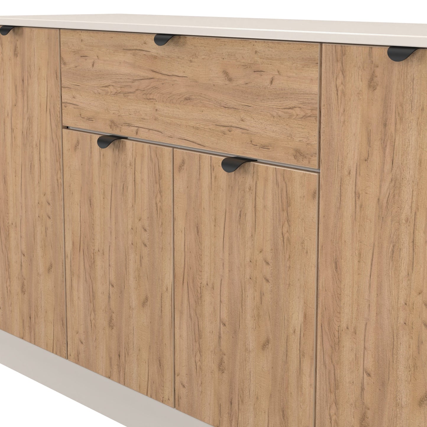 Bora Large Sideboard Not Applicable 4 Doors 2 Shelves 1 Drawer 144cm