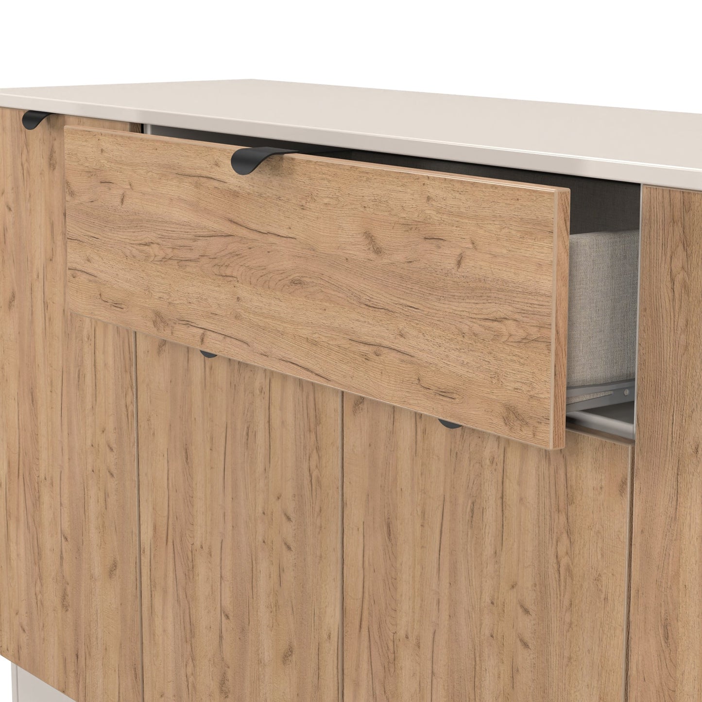 Bora Large Sideboard Not Applicable 4 Doors 2 Shelves 1 Drawer 144cm