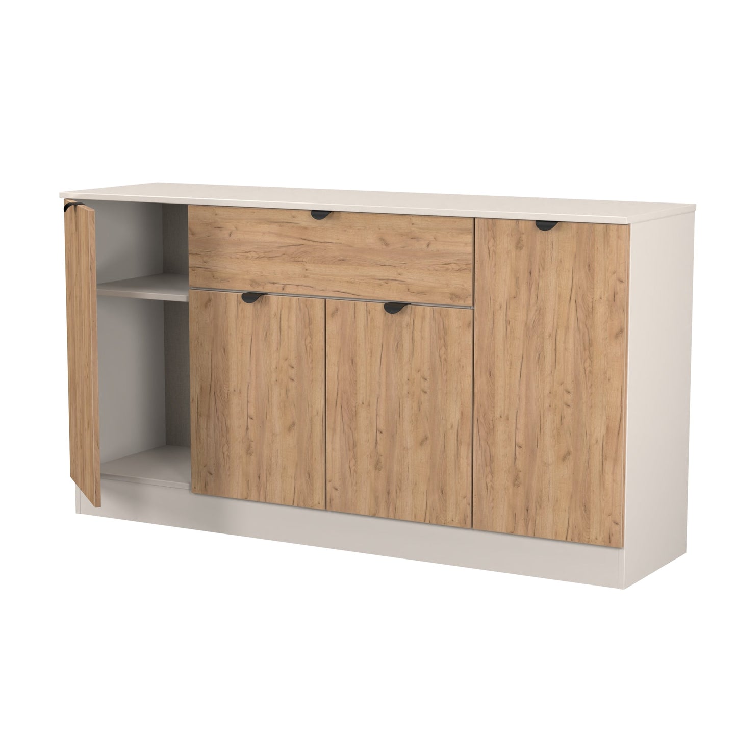 Bora Large Sideboard Not Applicable 4 Doors 2 Shelves 1 Drawer 144cm