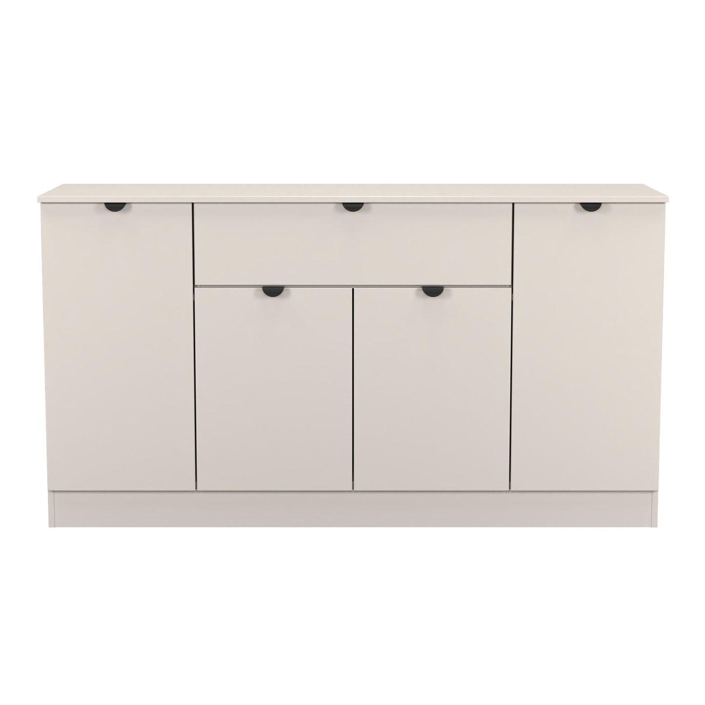 Bora Large Sideboard Off-White 4 Doors 2 Shelves 1 Drawer 144cm