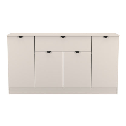 Bora Large Sideboard Off-White 4 Doors 2 Shelves 1 Drawer 144cm