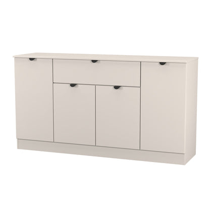 Bora Large Sideboard Off-White 4 Doors 2 Shelves 1 Drawer 144cm