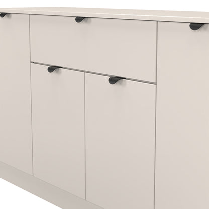 Bora Large Sideboard Off-White 4 Doors 2 Shelves 1 Drawer 144cm