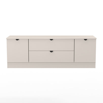 Bora TV Unit Off-White 2 Drawers 2 Doors 144cm