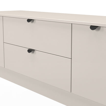Bora TV Unit Off-White 2 Drawers 2 Doors 144cm