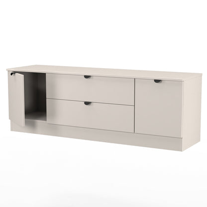 Bora TV Unit Off-White 2 Drawers 2 Doors 144cm
