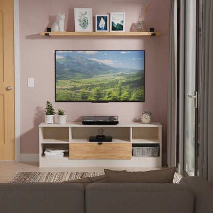 Bora TV Unit Not Applicable 5 Shelves 1 Drawer 144cm