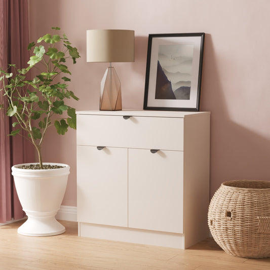 Bora Sideboard Off-White 2 Doors 1 Drawer 79cm