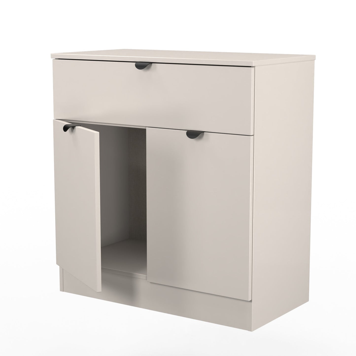 Bora Sideboard Off-White 2 Doors 1 Drawer 79cm