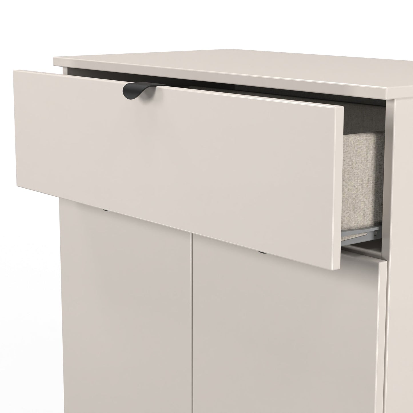 Bora Sideboard Off-White 2 Doors 1 Drawer 79cm