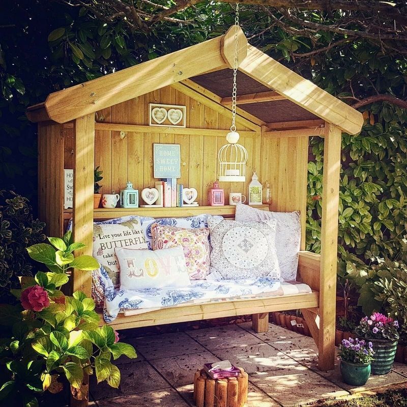Cottage Garden Arbour 3 Seats