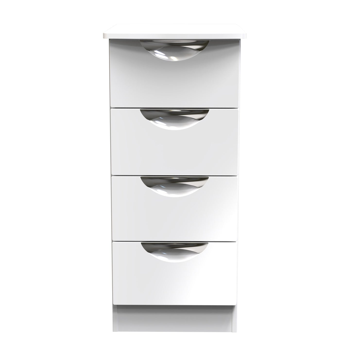 Camden Tallboy White 4 Drawers 89cm
