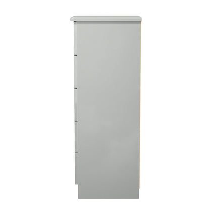 Camden Tall Tallboy Grey 5 Drawers 108cm