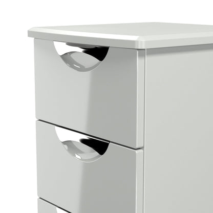Camden Tall Tallboy Grey 5 Drawers 108cm