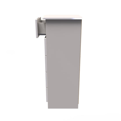Camden Tall Tallboy Off-White 5 Drawers 108cm