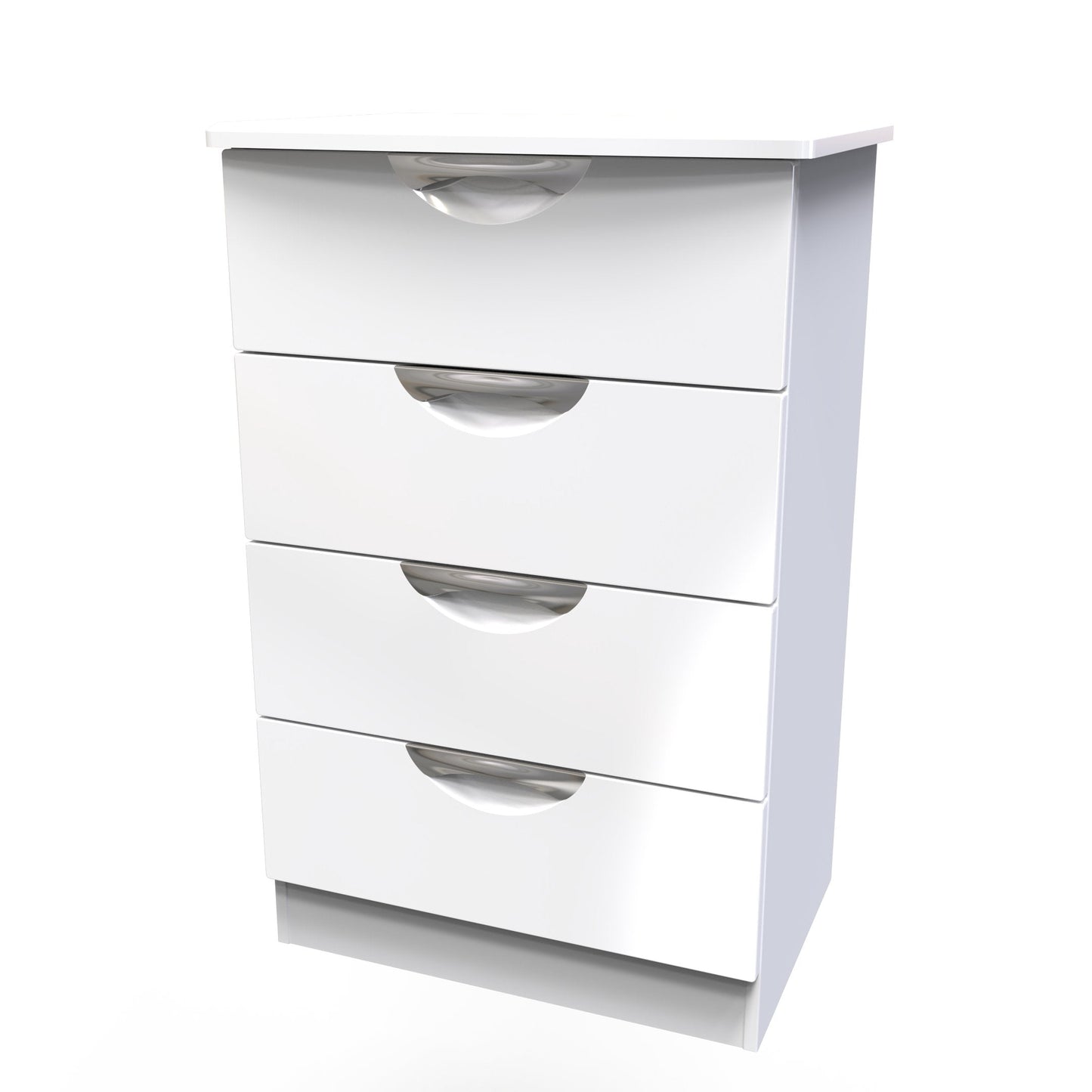 Camden Chest of Drawers White 4 Drawers 58cm