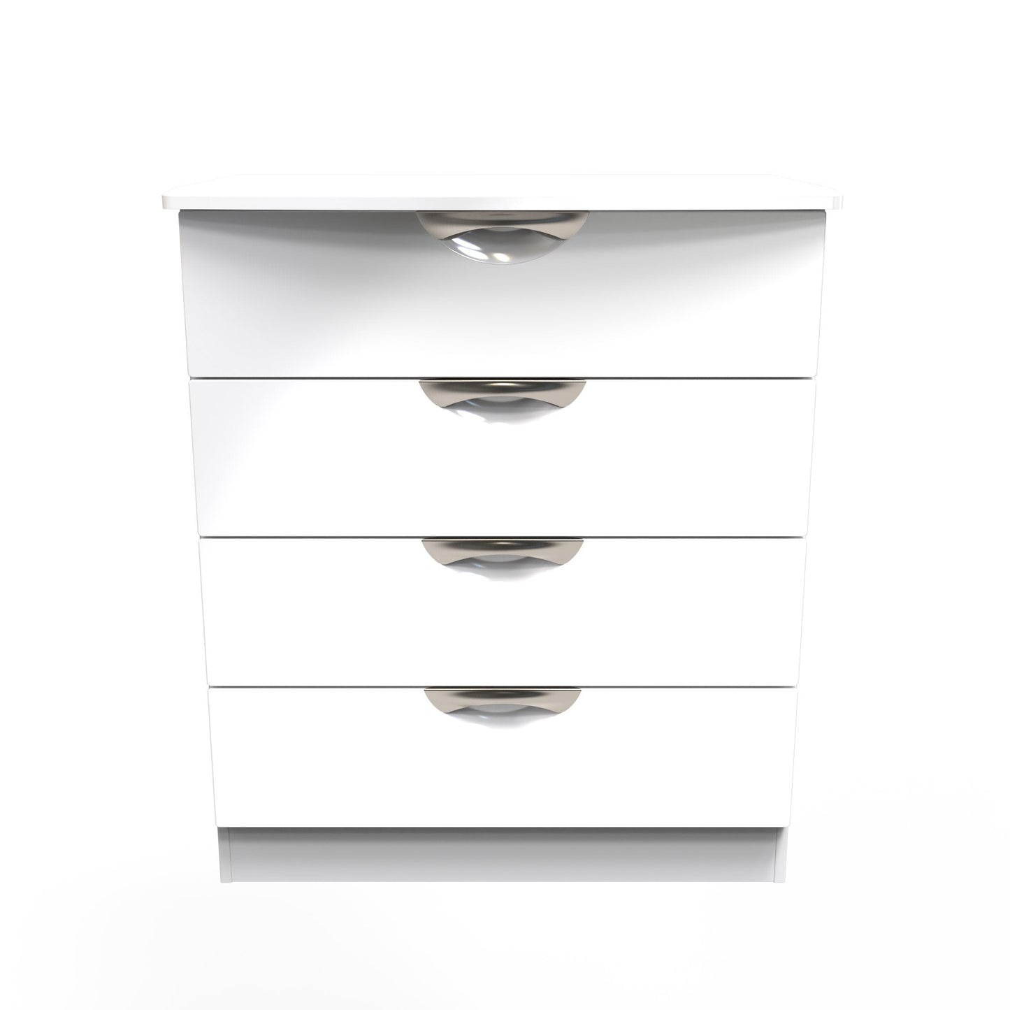 Camden Chest of Drawers White 4 Drawers 77cm