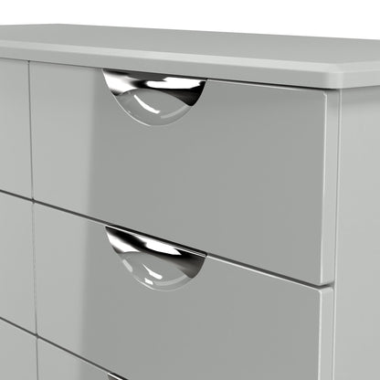 Camden Large Chest of Drawers Grey 6 Drawers 112cm