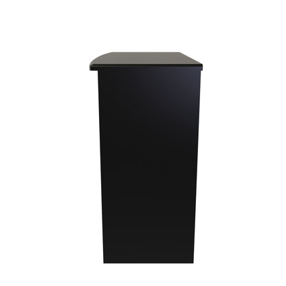 Camden Desk Black 3 Drawers 93cm
