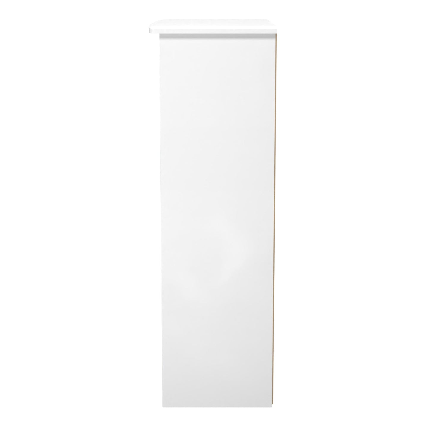 Camden Tall Bookcase White 3 Shelves 125cm