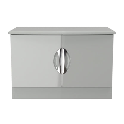 Camden TV Unit Grey 2 Doors 77cm