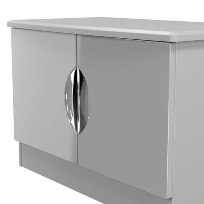 Camden TV Unit Grey 2 Doors 77cm