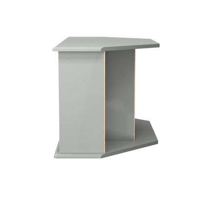 Camden Corner Corner TV Unit Grey 5 Shelves 1 Drawer 112cm