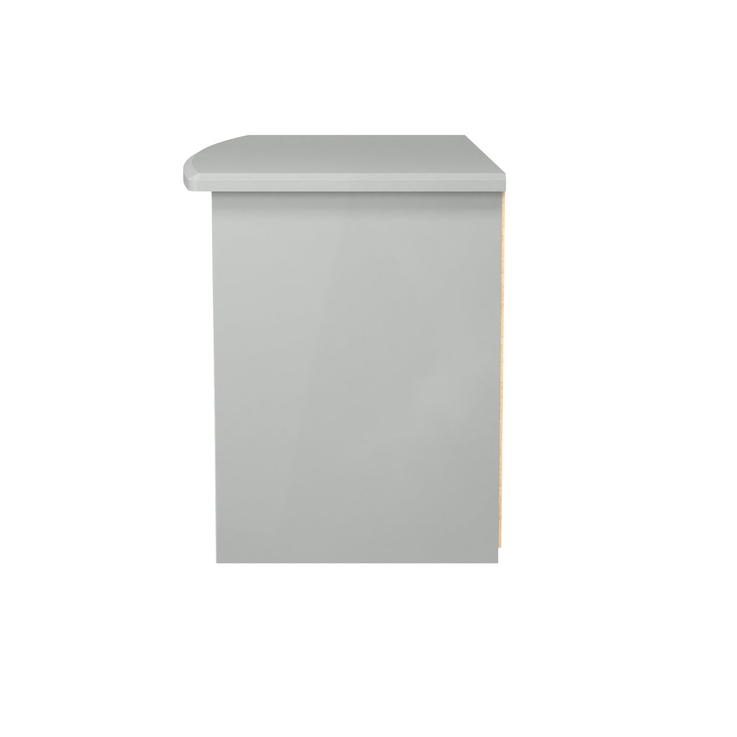 Camden TV Unit Grey 5 Shelves 1 Drawer 112cm